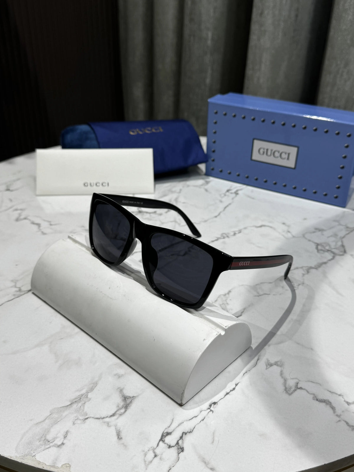 Gucc i All Black Premium Shades 3535