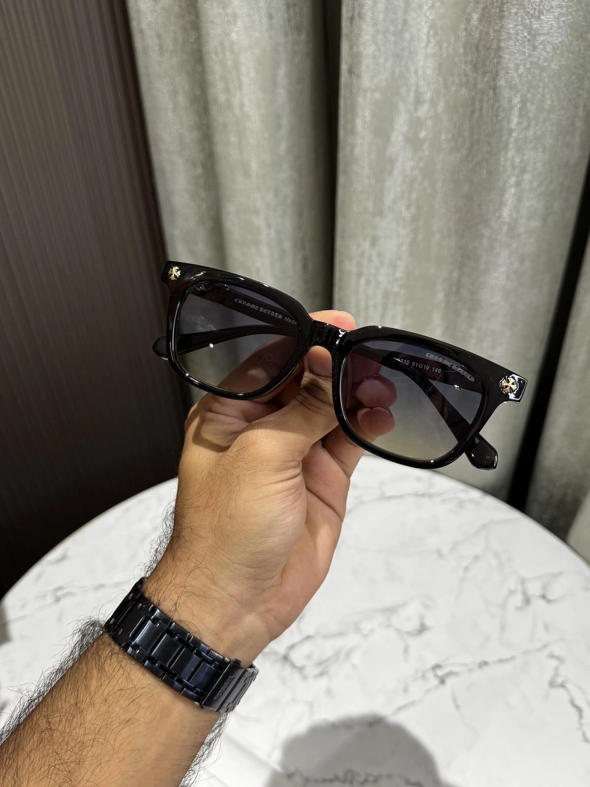 Chrome Hearts Black Multi Premium Shades 8235