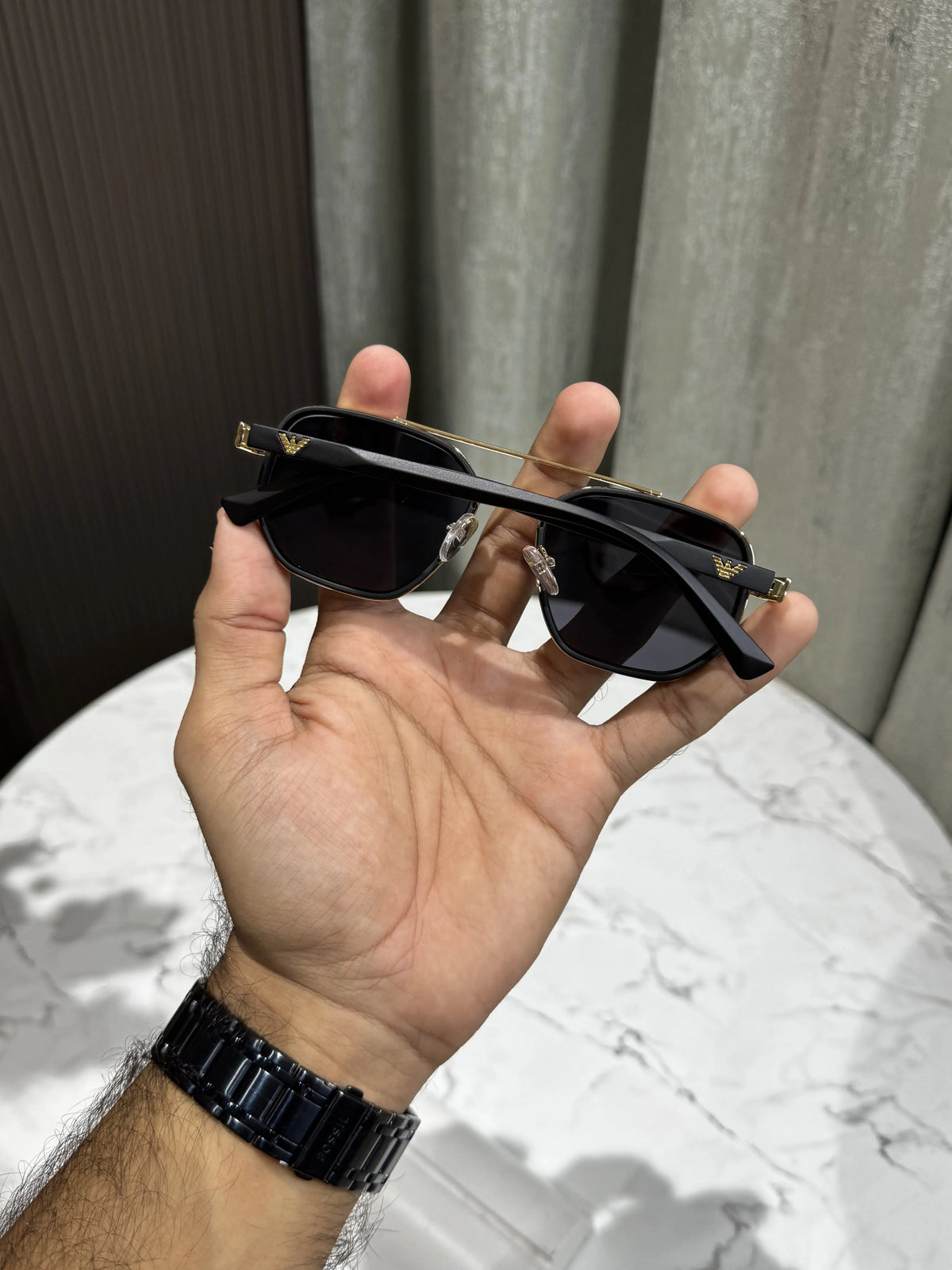 Emporio Arman i Gold Black Premium Shades 
