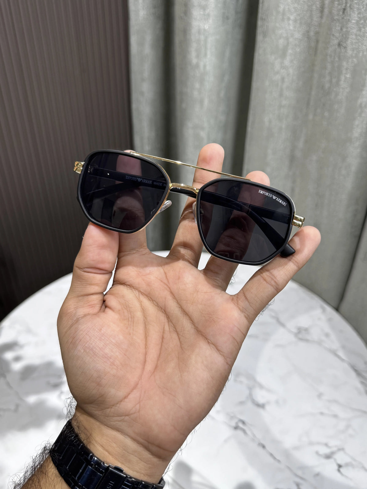 Emporio Arman i Gold Black Premium Shades 